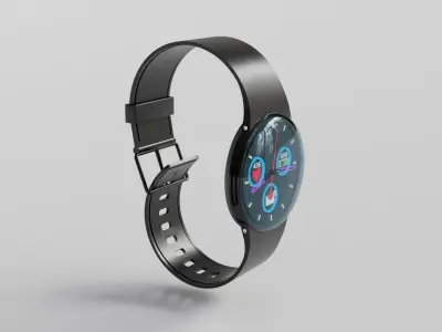 Professional Smartphone Watch - 3D Model Low-poly 3D model