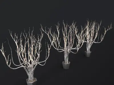 Outdoor lighting installation 3D model