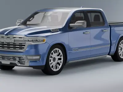 RAM 1500 Ramcharger 2025  3D model