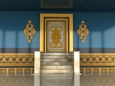 indian palace exterior 3D model