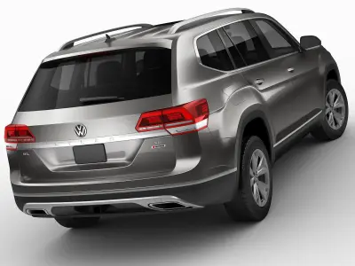 Volkswagen Atlas Teramont 2017 3D model