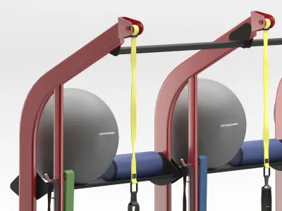 Gym LIFEFITNESS S2 - CORE 3D model