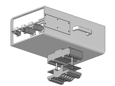 MODELO FBX RRU HUAWEI  3D model