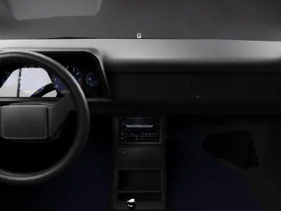 1985 Nissan ddsn 3D  Low-poly 3D model