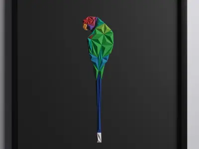 Paper Art Work 07 3D model