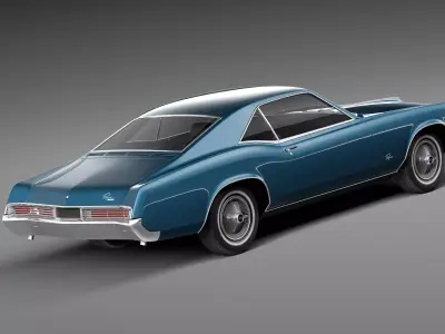 Buick Riviera 1966 3D model