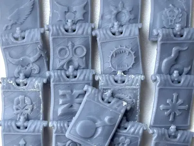 chaos backpack banners Free 3D print model