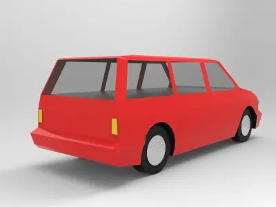 Mini Van Free 3D model