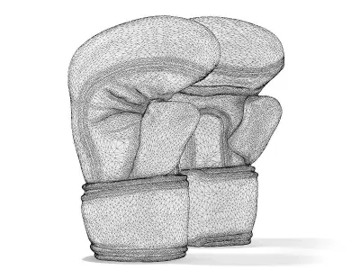 Boxing Gloves 3D model
