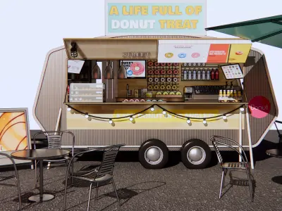 dining car 3D model
