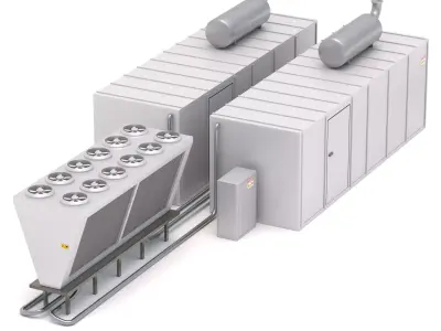 Air Conditioning Unit v3 3D model