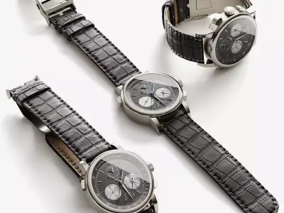 Watch A Lange And Sohne Triple Split  3D model