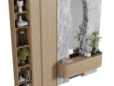 Hallway in a Modern Wardrobe style 17  3D model