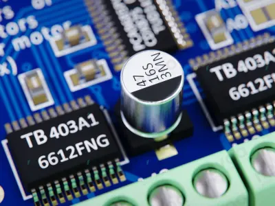 Single-board computers-Adafruit DC Stepper Motor HAT-RaspberryPi 3D model