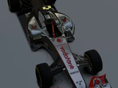 Mercedes Mclaren Formula 1 3D model