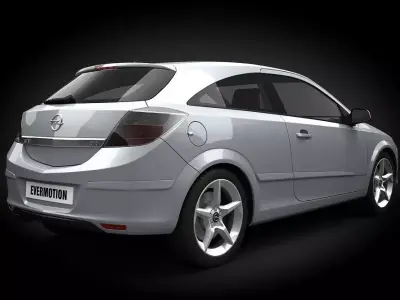 opel astra 3D model