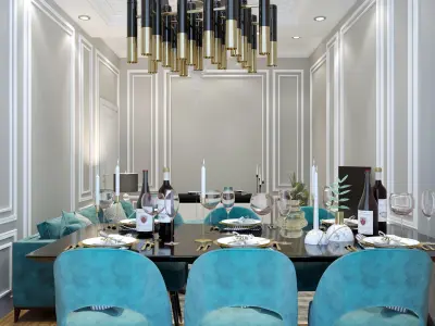 Apartments36 interior design of bedroom 3D model