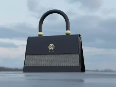 Stylish High-Detail Ladies Handbag 3D model