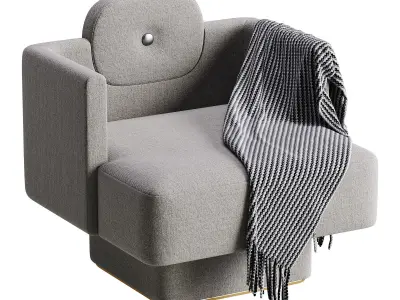 Ashby armchair 3D model