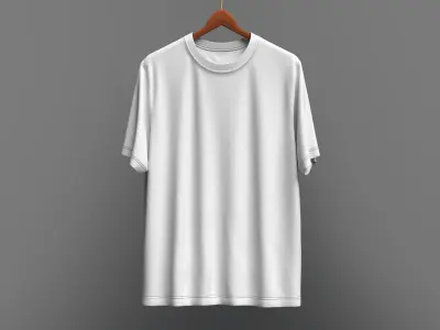 T-Shirt On Hanger 3D model
