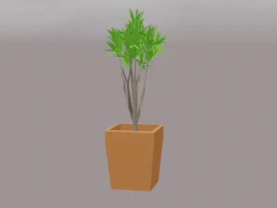 Potted Plant 1 Free 3D model