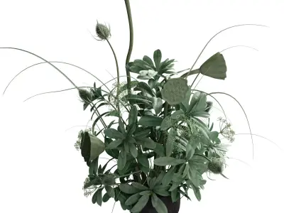 Flower In Vase 118 3D model