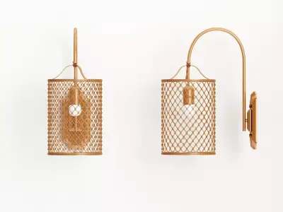 Modern wall lamp 3D model