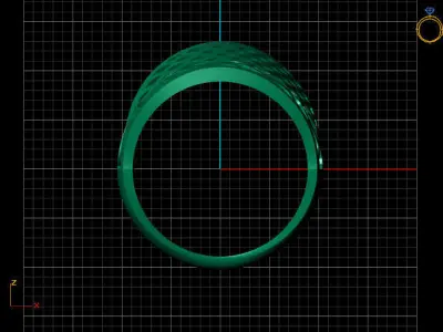 Fancy Womens Rings Plain Rings Ready STL 3DM Models Rings 3D print model 31