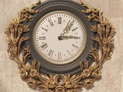 classic clock print 3D model