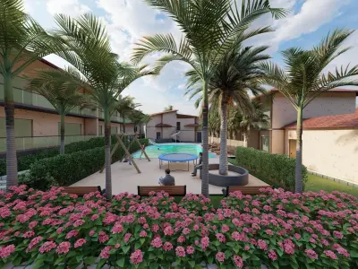 Beach Resort 3D model