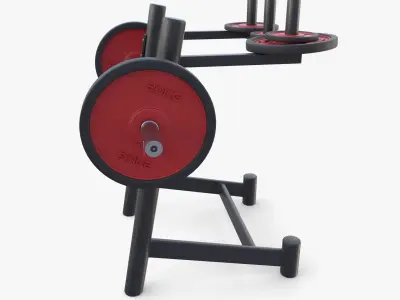 Curl rack 3D model