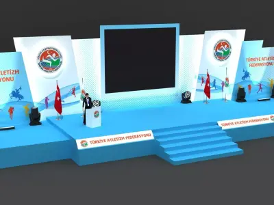 Stage Decor 034 3D model