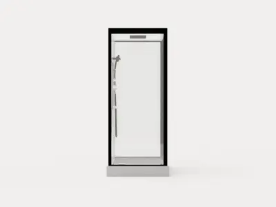 Styrsvik Shower Cubicle 215 Cm Low-poly 3D model