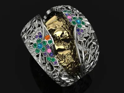 Magerit Secret Ring  3D print model