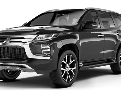 Mitsubishi Pajero Sport 2022 3D model