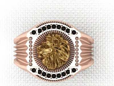 luxry Ring 3D print mode 3D print model