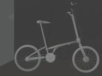 Simple Bicycle Free low-poly 3D model