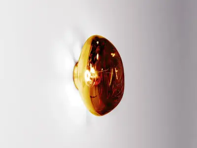 TOM DIXON MELT LED SURFACE LIGHT - Hight Poly and lowPoly Low-poly 3D model