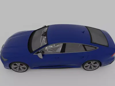 Audi RS7 Sportback 3D model by Flostudio