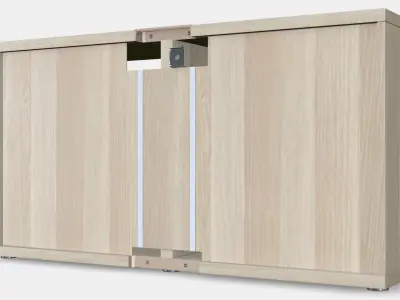 BESTA TV bench 83 3D model