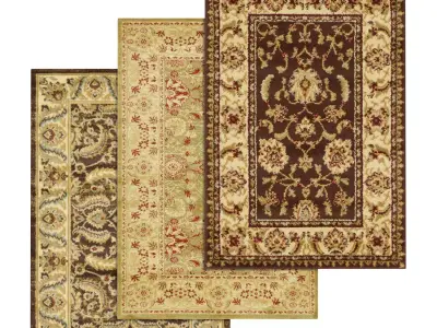 Rug Set 1820 3D model