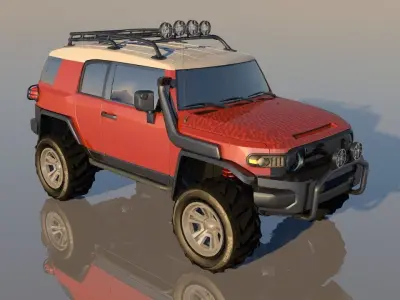 Toyota Fj New 3D Model  3D model