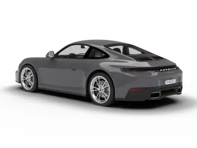Porsche 911 Carrera 2025 3d model  3D model