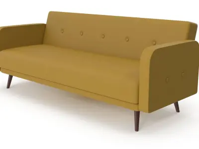 Sofa v2 Low-poly 3D model