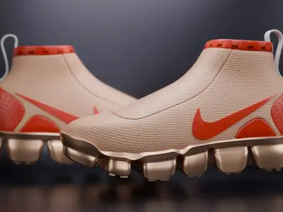Nike vapor mars - Orange 3D model