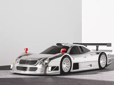 Mercedes-Benz AMG CLK GTRs 3D model