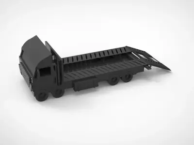 Black Vehicle Model 3D model