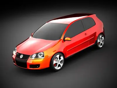 VW Golf GTI MK5 3D model