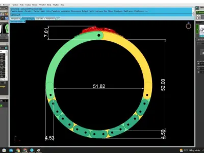 Luxury Dragon Bangle Bracelet 3D Model A4761 3D print model