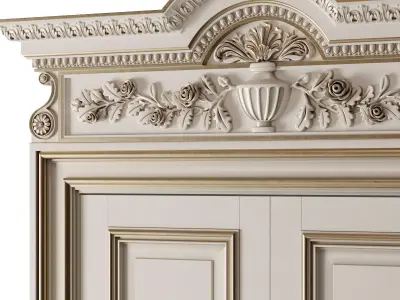 Classic Doors 09 3D model